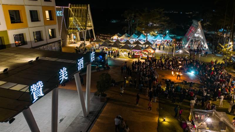 南科贊美酒店打造百萬高空煙火秀 迎接精彩2024年