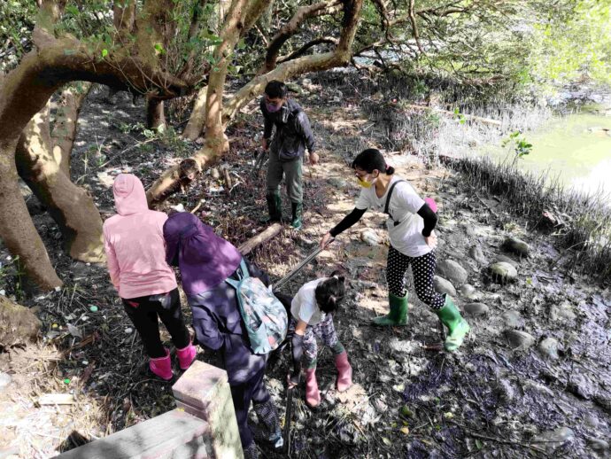 援中港濕地「棲地工作坊體驗活動」  寓教於樂