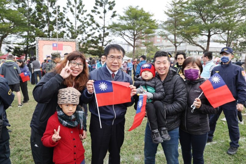 迎臺南400元旦升旗 黃偉哲感恩各界共創宜居城市