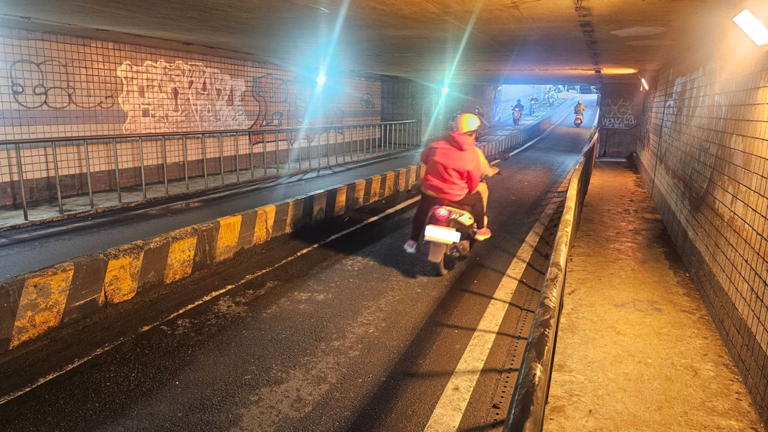 永康區中正地下道已開放通行