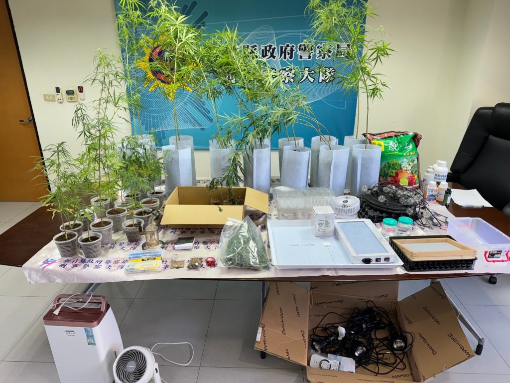 竹縣警方精準打擊毒品犯罪丨揭開湖口鄉大麻種植黑幕