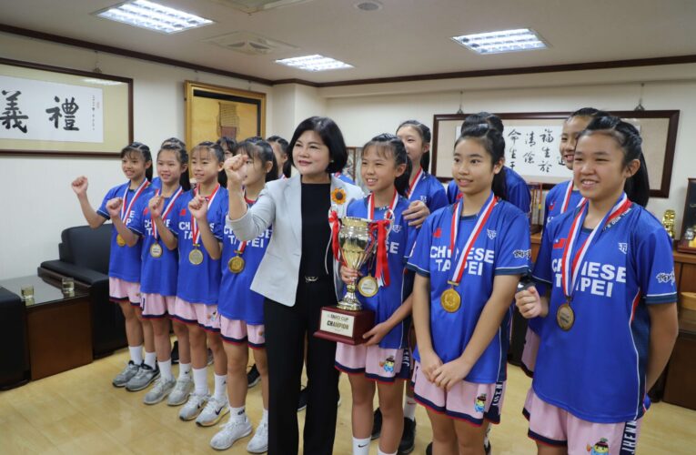 鎮南國小女籃隊出征日本　張麗善期許以球會友為雲林爭光