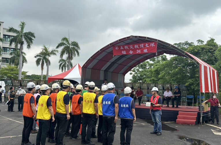 強化災害應變能力  岡山區春雨公司消防演習逼真