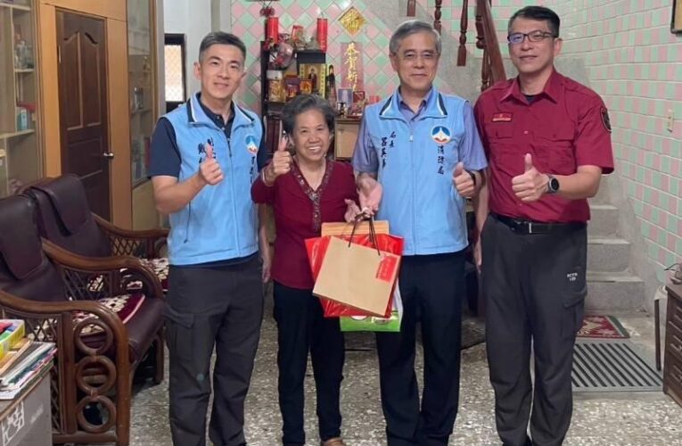 金門消端午關懷長者居家安全