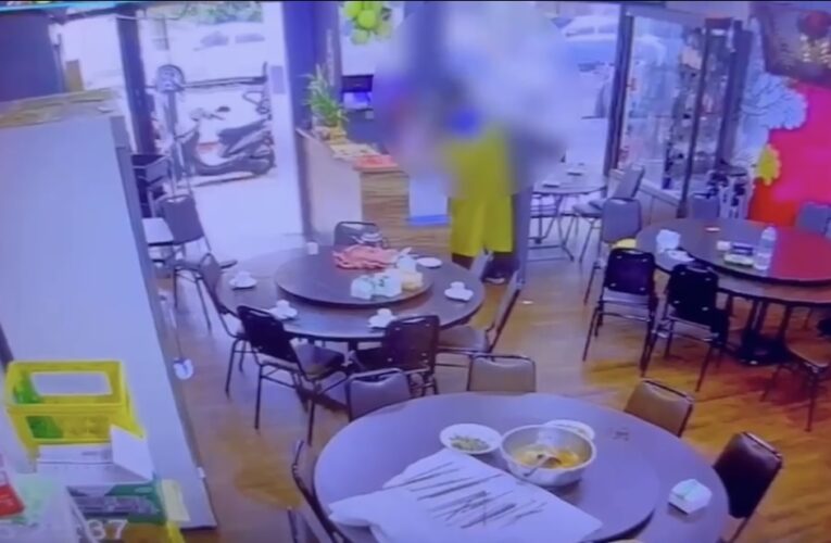 高齡老翁竊取餐廳近萬元｜中正二警鷹眼成功逮捕犯嫌法辦