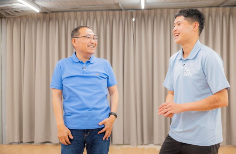 奧運射箭國手湯智鈞跨界挑戰國標舞　侯友宜探班共舞　力邀民眾報名世壯運　6/17前報名享7折早鳥優惠