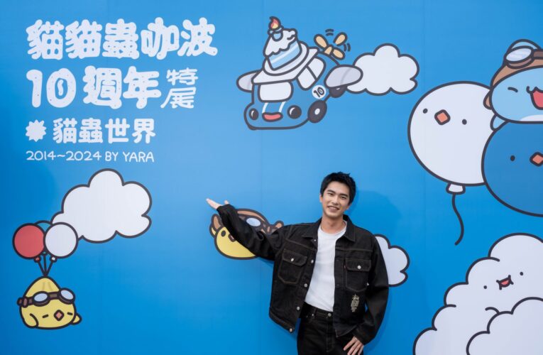 曾敬驊跨界漫畫領域 與貓貓蟲咖波相見歡