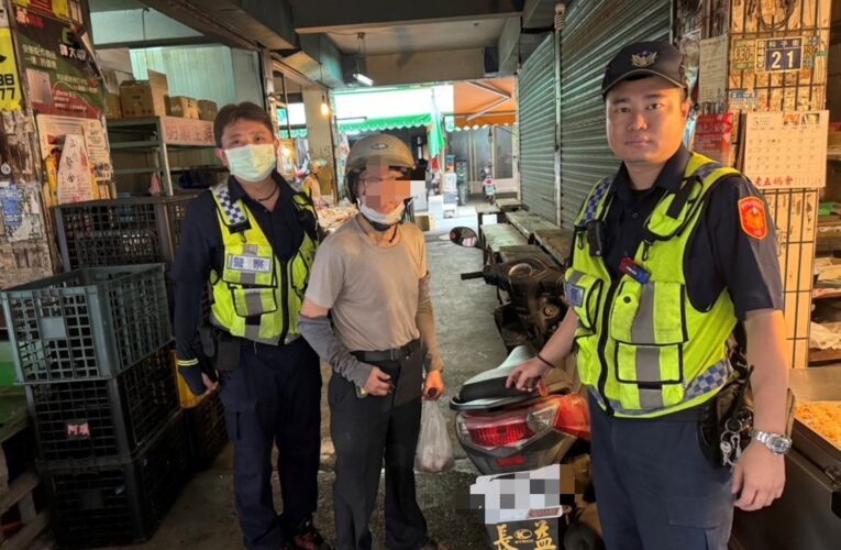 翁尋遍市場找不著機車｜霧警20分鐘速找回