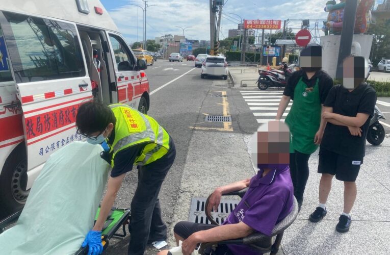 全台熱蕃薯！台中7旬伯疑熱暈倒地｜警民合作即刻挽救一命