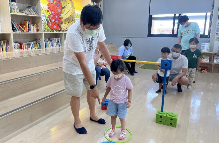 九如親子館每月辦「父幼日」 鼓勵男性參與家庭育兒照顧工作！