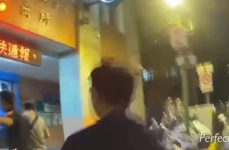 派出所前醉男潑灑汽油｜大同分局員警機警制伏