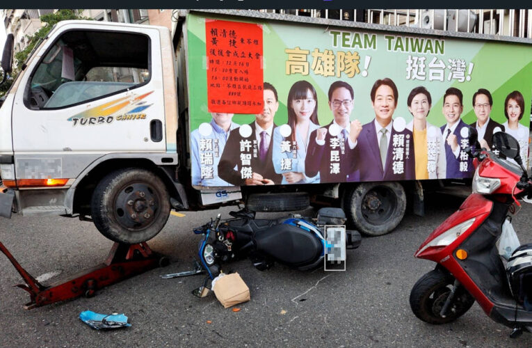 民進黨宣傳車挨批撞後甩鍋  黃文益: 車禍事件勿政治化