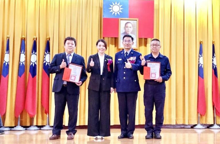 竹市警察節慶祝大會　表揚模範警察及優秀員警並致贈活力包