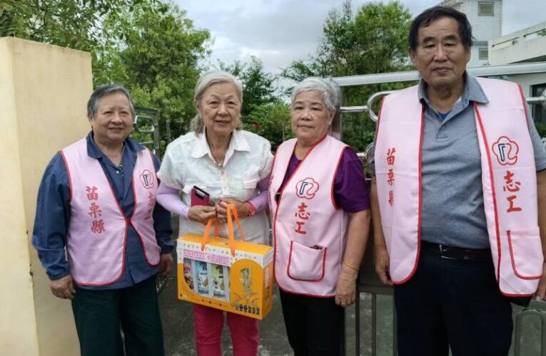 苗栗榮服處榮欣志工隊關懷轄區榮民眷