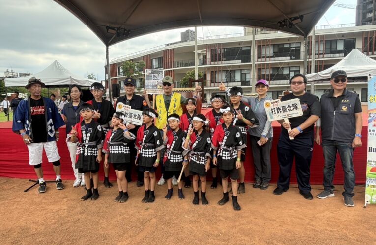 日僑學校「夏季園遊會」丨士林警加強青春專案預防犯罪宣導