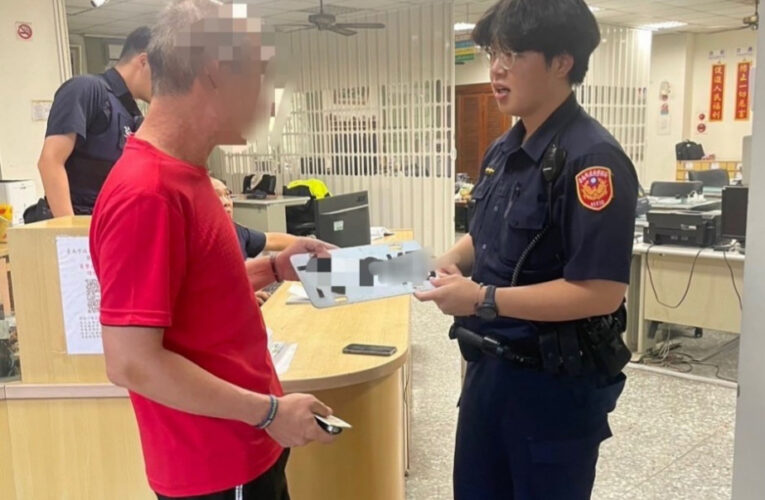 颱風釀車牌遺失 南警協助發還提醒：勿未懸掛號牌上路