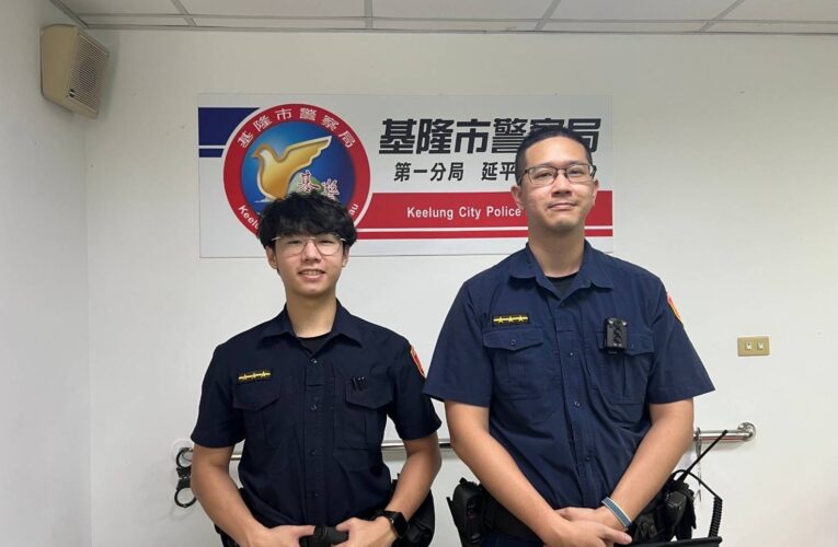 車輛拋錨困路中｜基警協助推車至安全區