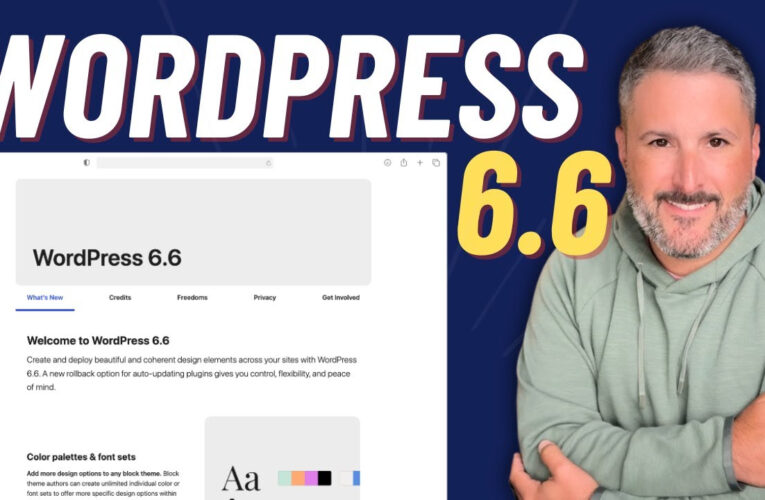 WordPress 6.6 Released on July 16, Bringing New Upgrades and Site Editor Features