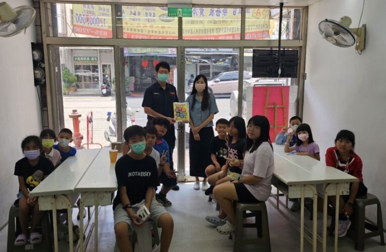 岡山分局執行青春專案│結合補教業暑假防詐護青少年