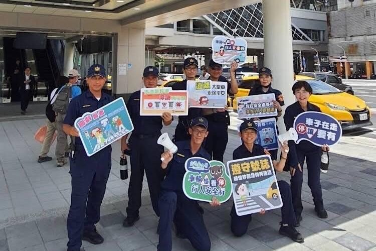 捷運岡山站正式通車-岡山警播放「4聲道」交通宣導