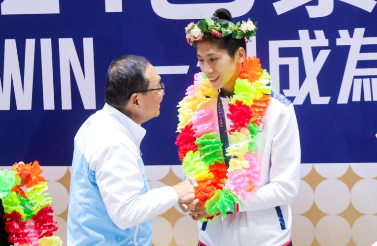 侯友宜感謝金牌拳后林郁婷為國爭光　未來要繼續努力培育運動好手