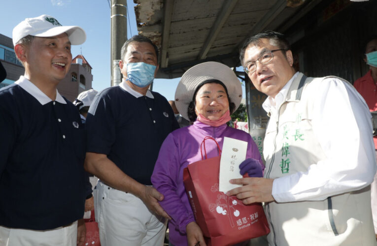 慈濟志工關懷災民分送物資  市長黃偉哲:善行義舉撫慰人心