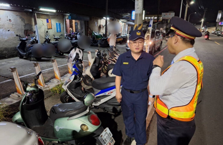 湖內分局新任警長帶隊主動出擊   加強執行路竹火車站違停亂象