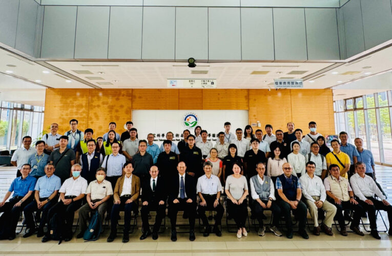 政院中央災害防救會報訪視南科 強化跨部會合作與災害防救工作