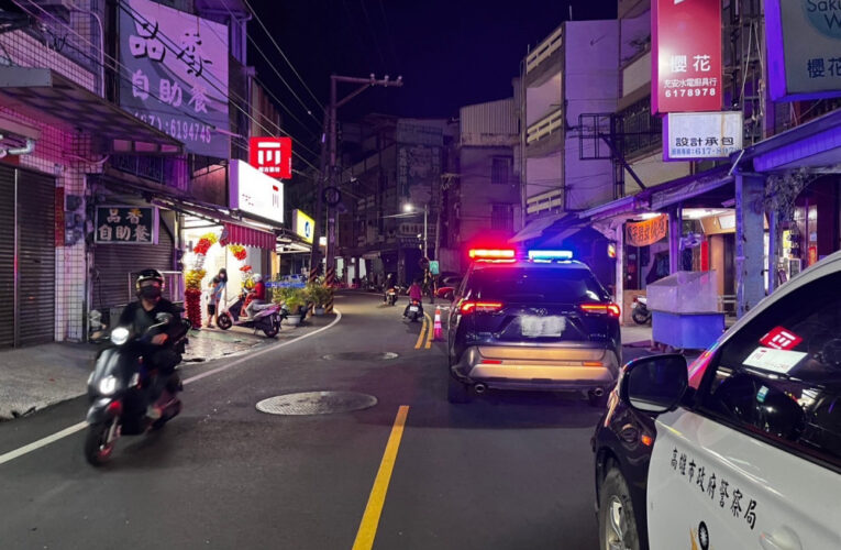 婦人騎乘機車因迴轉致車禍幸無大礙  岡山彌陀所獲報速前往處置