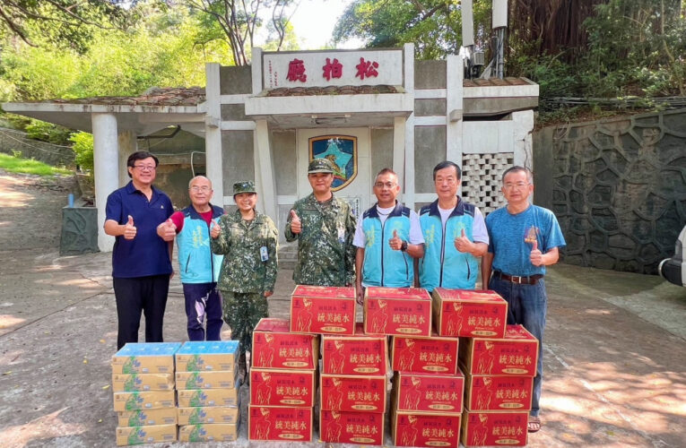 南門天后宮贈飲料感謝各界協助媽祖祈福遶境圓滿
