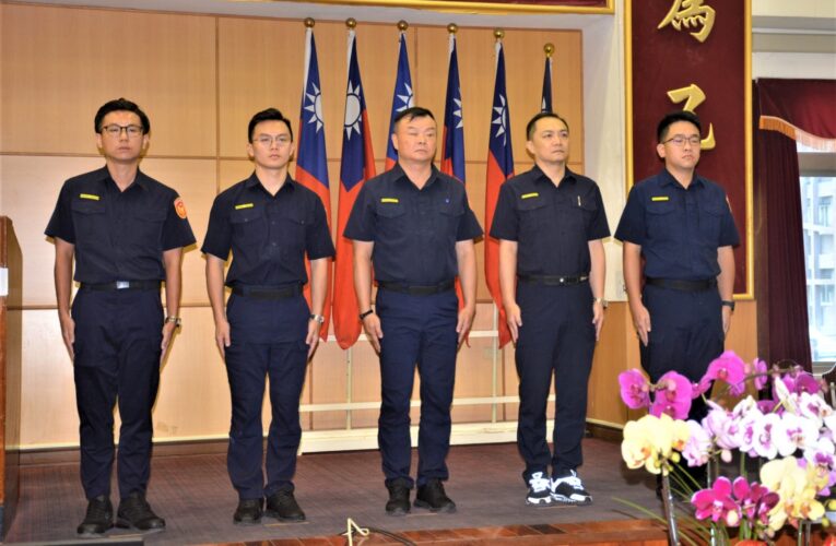 經驗實現貢獻學識　嘉市9位優秀警官出任新所長