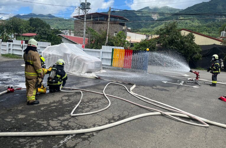 防範電動汽車火災 高市消防局呼籲公寓大廈提升自主防災能力