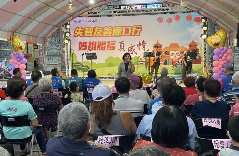 失智友善廟口行 雲警宣導防詐識詐破騙局