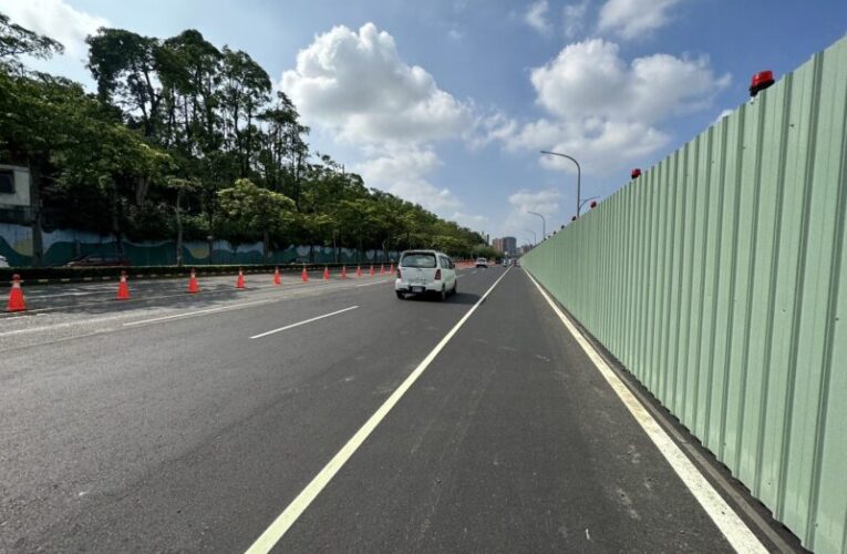 高市左營區翠華路拓寬工程 南下段分區通車紓解車流