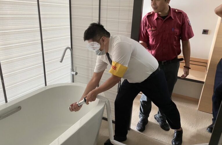 高雄消防局瑞隆分隊模擬火災演練  強化飯店安全管理