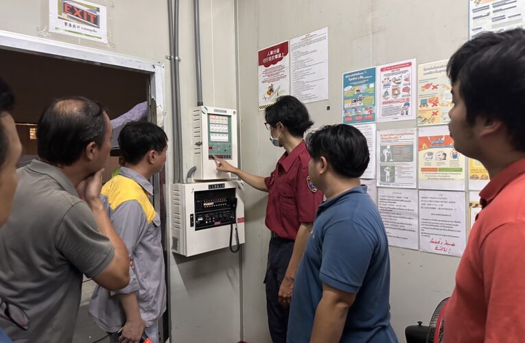 消防燕巢分隊攜手移工宿舍 強化鋰電池安全意識