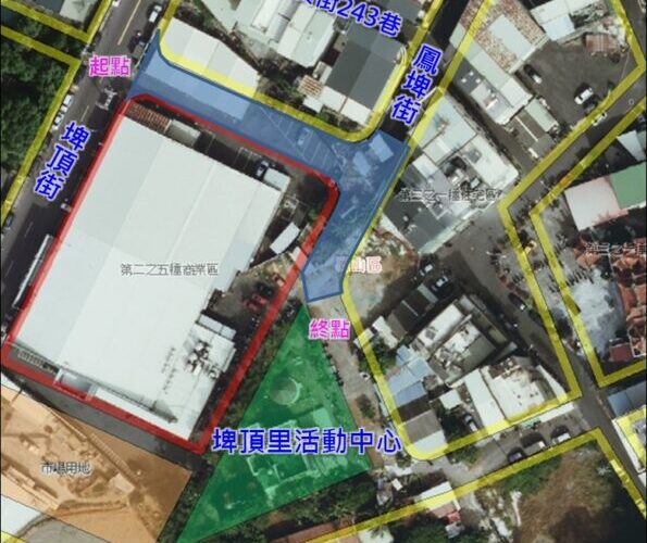 鳳山埤頂里活動中心周邊新闢道路完工通車 大幅提昇居民生活便利
