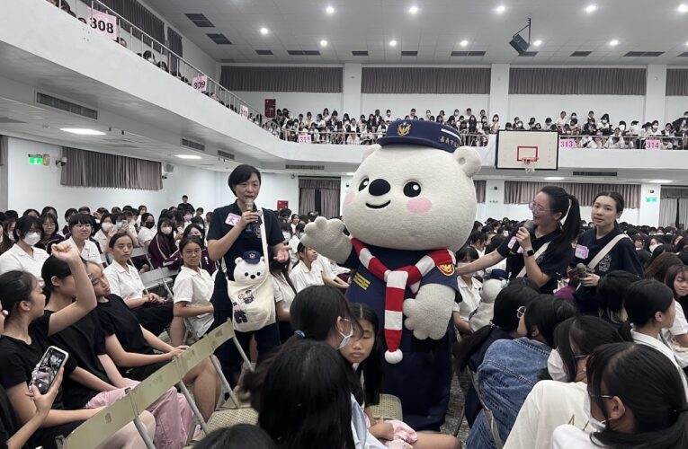 青春345．就愛543　嘉義市警局開學篇嘉義女中首場次