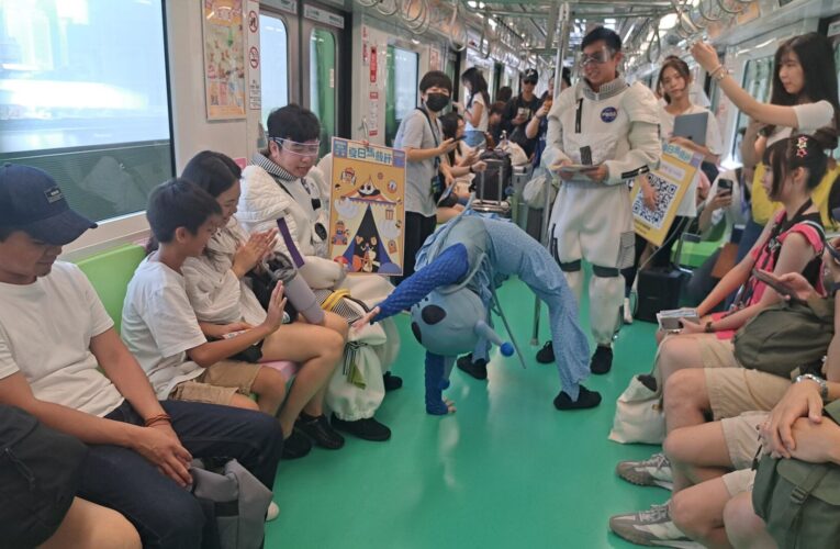 台中捷運變身歡樂舞台！　FOCA馬戲團快閃演出精彩可期