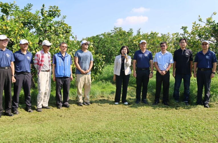加油送文旦！張麗善感謝台塑企業認購行銷雲林文旦