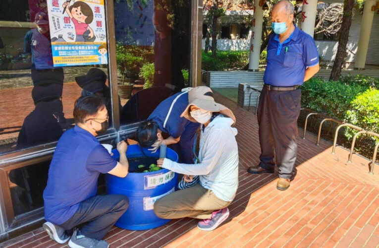 南市衛生局與佳里榮家進行登革熱防治作為交流
