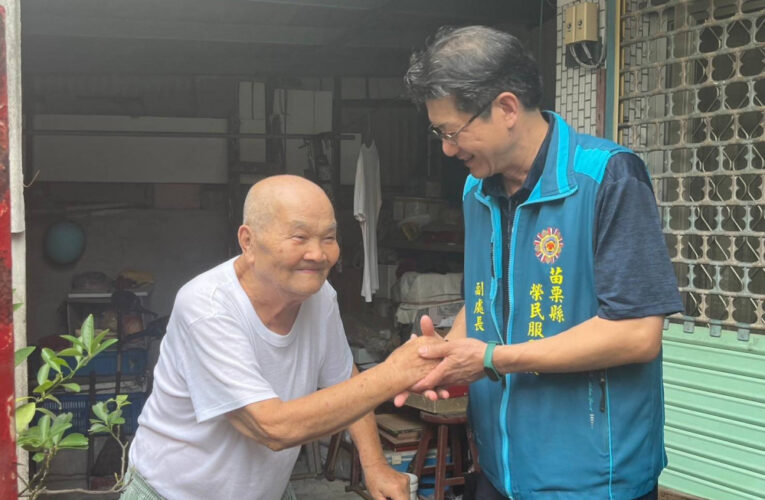 海軍陸戰隊熱血工程組與榮服處會勘關懷苗栗榮民房舍