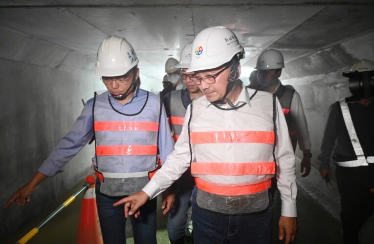 視察貴子坑溪河川環境營造工程　侯友宜:塭仔圳防洪將全面升級