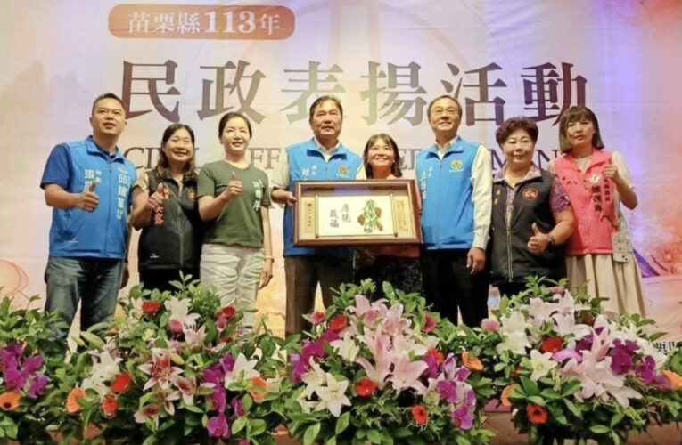 苗栗縣府感謝覺行佛教基金會善行 為憨兒公益而唱