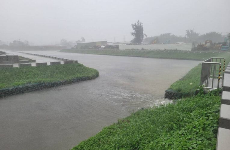 秀昌抽水站投入防汛行列 改善當地積淹水沉痾