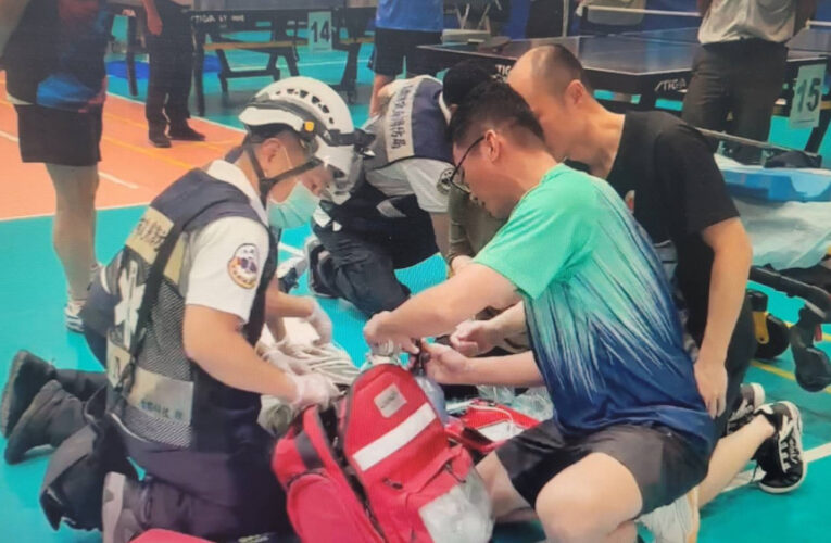 運動高手球場突昏迷  高市消防小隊長施援手獲讚揚