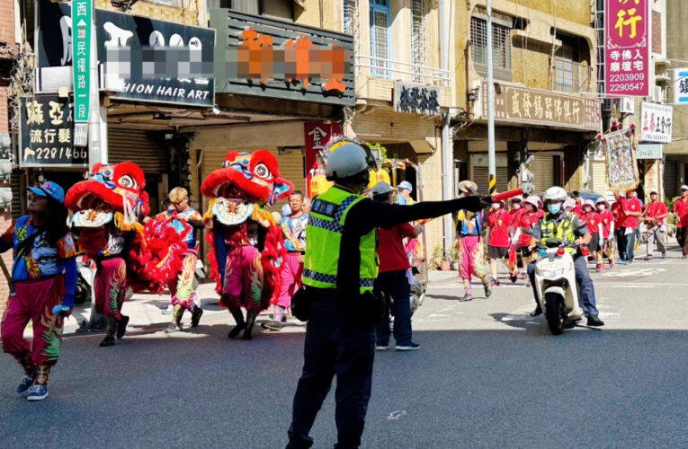 臺南400府城迎媽祖熱鬧滾滾  南警加強交通疏導