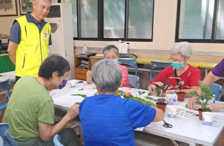 中彰榮家聯結彰師大  與榮家長輩五感體驗樂融融