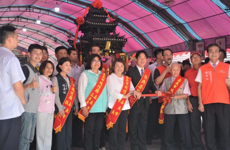 嘉義城隍夜巡　總統同祭三神祈安