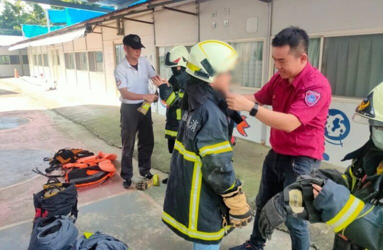 高雄永安消防分隊走進校園  寓教於樂培養防災意識